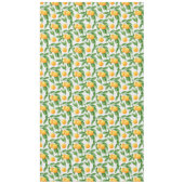 Nappe Motif d'oranges ou de mandarines d'aquarelle (Devant)