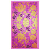 Nappe - Motif doré rose ORIENTAL (Devant)