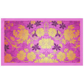 Nappe - Motif doré rose ORIENTAL (Devant (Horizontal))