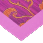 Nappe - Motif doré rose ORIENTAL (Angle)