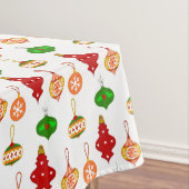 Nappe Motif d'ornement antique en rouge, vert et blanc (In Situ)