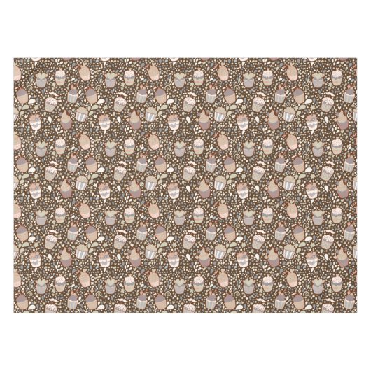 Nappe Motif doux fait de petits gâteaux savoureux (Devant (Horizontal))