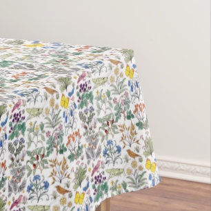 Nappe Motif du jardin de l'apothicaire de CFA Voysey
