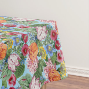Nappe Motif du jardin des fleurs printanières
