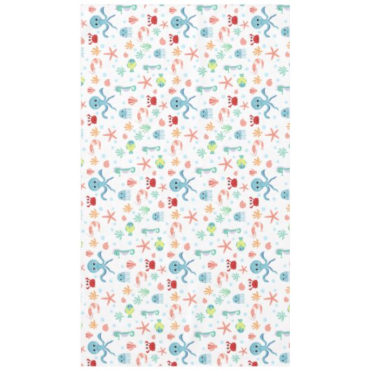 Nappe Motif du monde marin (Devant)