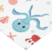 Nappe Motif du monde marin (Angle)