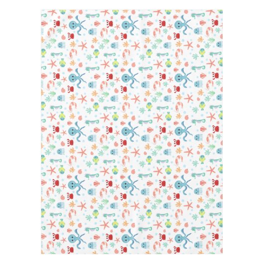 Nappe Motif du monde marin (Devant)