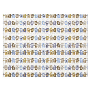 Nappe motif d'un ours de nounours de jouet