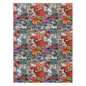 Nappe Motif dynamique urbain d'art de graffiti d'art de (Devant)