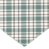 Nappe motif écossais vert à damiers clair (Angle)