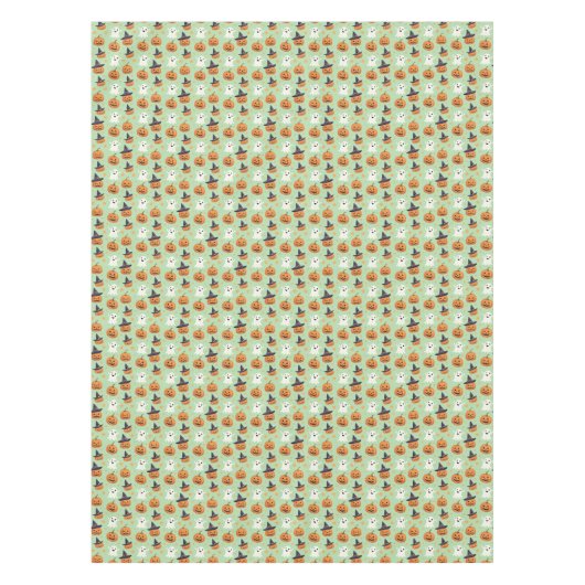 Nappe Motif éffrayant Halloween sur un (Devant)