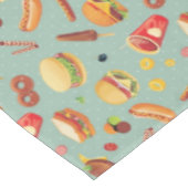 Nappe Motif élégant d'aliments de préparation rapide (Angle)