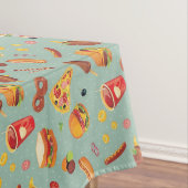 Nappe Motif élégant d'aliments de préparation rapide (In Situ)
