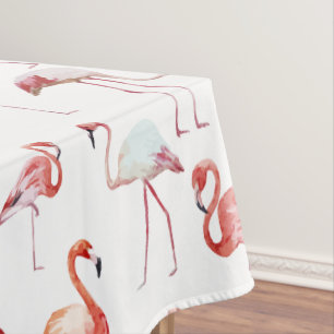 Nappe Motif élégant rose de Flamant rose