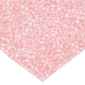 Nappe Motif Empreinte de léopard corail (Angle)