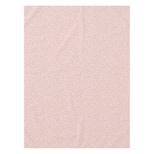 Nappe Motif Empreinte de léopard rose (Devant)