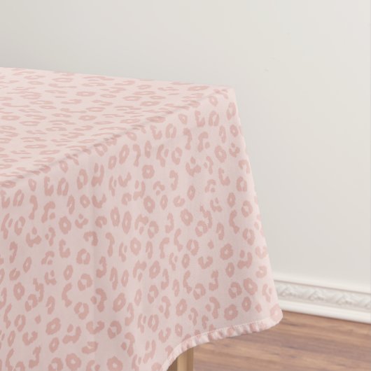 Nappe Motif Empreinte de léopard rose (In Situ)