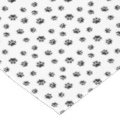 Nappe Motif Empreinte de patte noir (Angle)