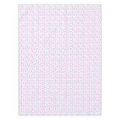 Nappe Motif Empreinte de patte rose violet bleu (Devant)