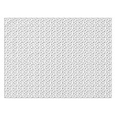 Nappe Motif Empreintes de Patte Noires (Devant (Horizontal))
