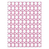 Nappe Motif en bambou rose Trellis (Devant)