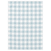 Nappe Motif en céramique bleu sicilien, texte extensible (Devant)