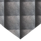 Nappe Motif en cuir noir (Angle)