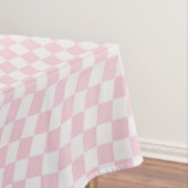 Nappe Motif en damier rose pastel À damiers Wavy (In Situ)
