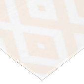 Nappe Motif en diamant beige et blanc (Angle)