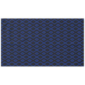 Nappe Motif en diamant bleu et noir (Devant (Horizontal))