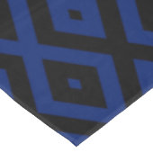 Nappe Motif en diamant bleu et noir (Angle)