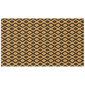 Nappe Motif en diamant jaune et noir (Devant (Horizontal))