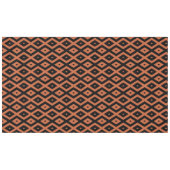 Nappe Motif en diamant orange et noir (Devant (Horizontal))