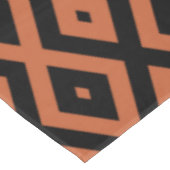 Nappe Motif en diamant orange et noir (Angle)