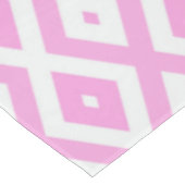Nappe Motif en diamant rose et blanc (Angle)