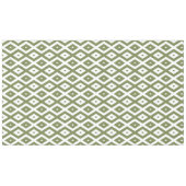 Nappe Motif en diamant vert et blanc (Devant (Horizontal))