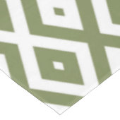 Nappe Motif en diamant vert et blanc (Angle)