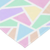 Nappe Motif en mosaïque arc-en-ciel Pastel (Angle)