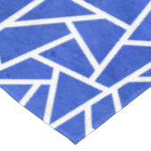 Nappe Motif en mosaïque bleue et blanche (Angle)