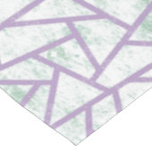 Nappe Motif en mosaïque vert clair et lavande (Angle)