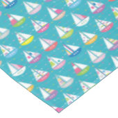 Nappe Motif en pastel de voilier (Angle)