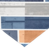 Nappe Motif en squelette dans Navy Blue and Orange (Angle)