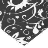 Nappe Motif en tissu Vintage noir et blanc (Angle)