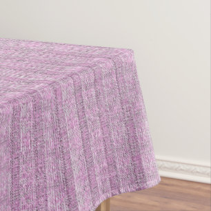 Nappe Motif en tricot rayé Jersey en rose poudré