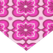 Nappe Motif en tuiles marocaines - Fuchsia Pink (Angle)
