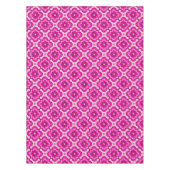 Nappe Motif en tuiles marocaines - Fuchsia Pink (Devant)