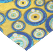 Nappe Motif en verre bleu grec d'amulette d'oeil mauvais (Angle)