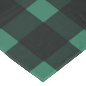 Nappe Motif En vichy noir vert (Angle)