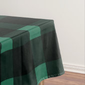 Nappe Motif En vichy noir vert (In Situ)