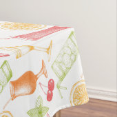 Nappe Motif esquissé de cocktail (In Situ)